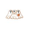 Halloween Faux Area Rug 60x90cm Ghost Pattern Decorative Floor Mat Soft Plush Surface Non Slip Backing for Indoor Home Entryway Living Room Bedroom