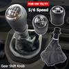 5/6 Speed For VW Volkswagen T6 T7 Transporter Multivan Caravelle 2016 2017 2018 2019 2020 Gear Shift Knob Shifter Gaiter Boot