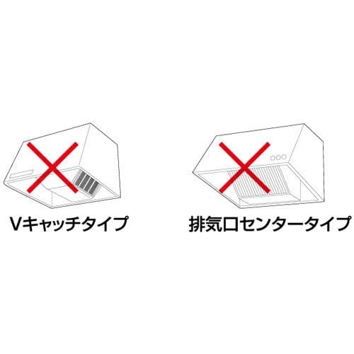 ELPA Replacement Range Filter 340 Range Hood Heat Resistant PP Resin Flame Retardant Nonwoven Fabric Pack of 2 EKF-RF02