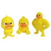 Funny Angry Duck Figurines Cute Sculpture 3pcs Cute Angry Yellow Duck Desk Decor Decoration for Computer Car & Dorm