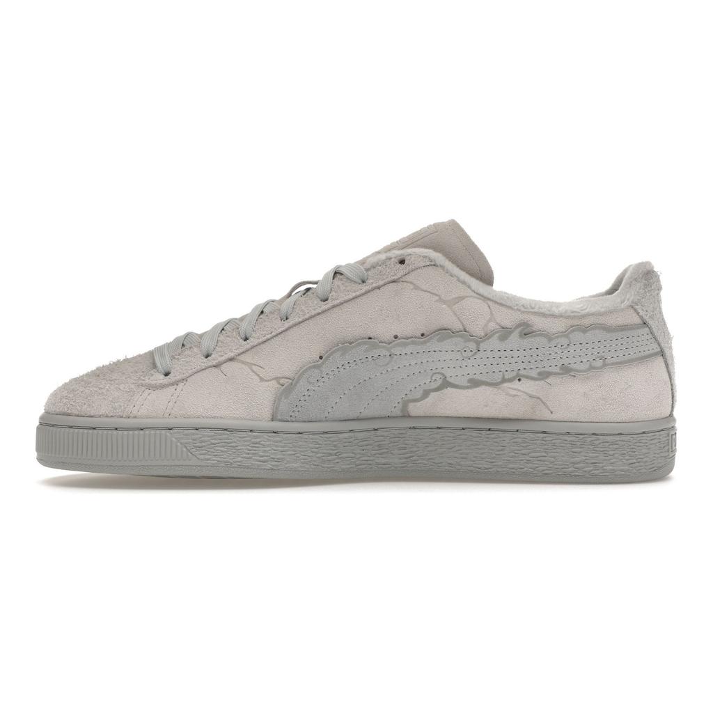 One Piece x Puma Suede Gear 5 Luffy Baskets Homme Gris Plume-Gris Gris Platine 396524-01