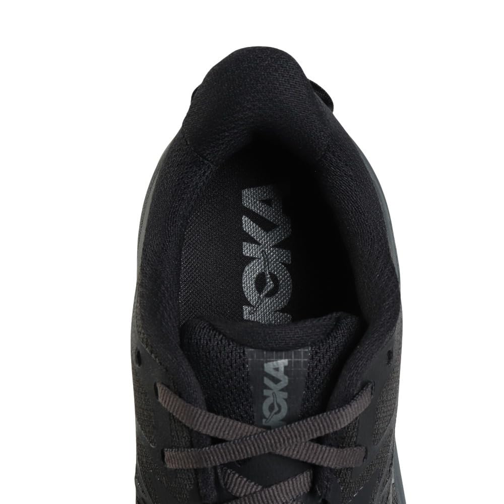 HOKA Challenger 8 Running Trail Running Sneakers Shoes, Shoes, Black/Grey, 1168716-BCKT, Men's (Black/Grey/Size 27.0)