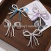 Korean Crystal Pearl Bow DIY Bag Keychain & Shoe Accessories