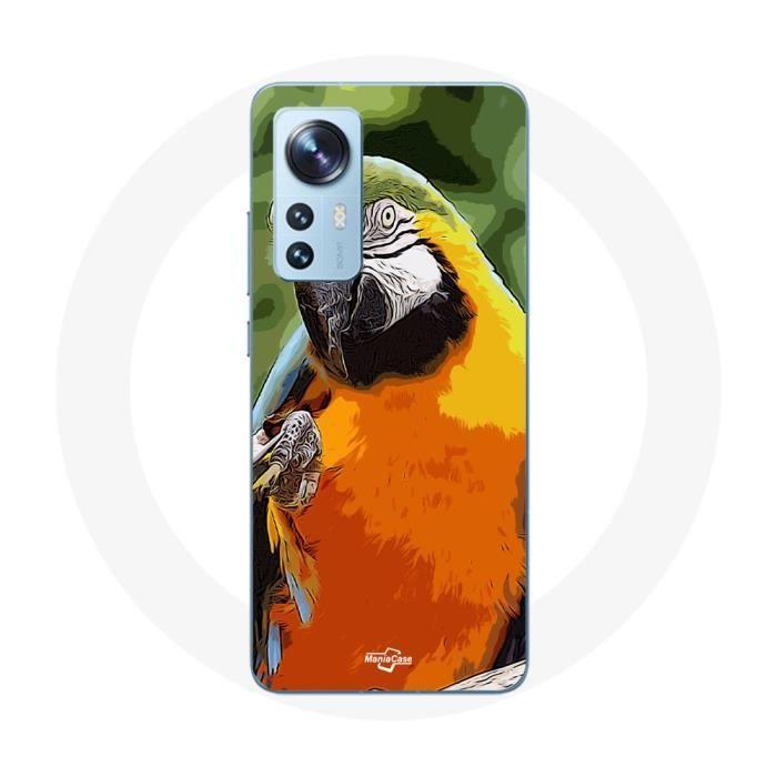 Case for Xiaomi Mi 12 / 12X Macaws Parrot Orange Green