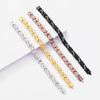 Retro Zirkon Magnetischer Edelstahl Armband für Männer Frauen Blatt Magnet Mode Exquisiter Schmuck Geschenke Zubehör