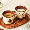 Retro Ceramic Cartoon Milk Cup - Family & Kids Breakfast Mug