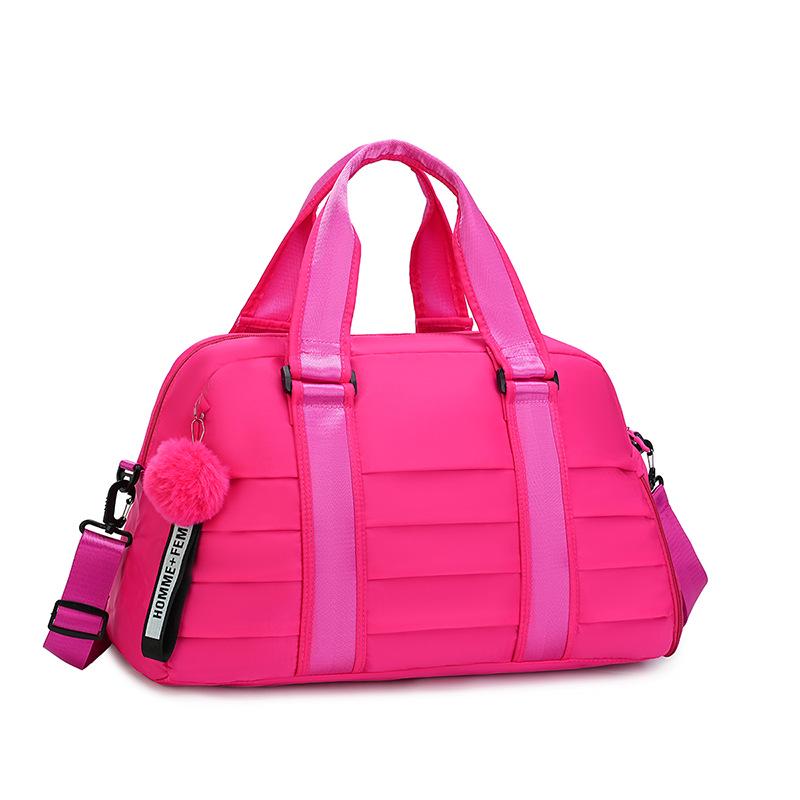 Damen Crossbody-Tasche mit großer Kapazität, einfarbig, für Reisen und Sportfitness