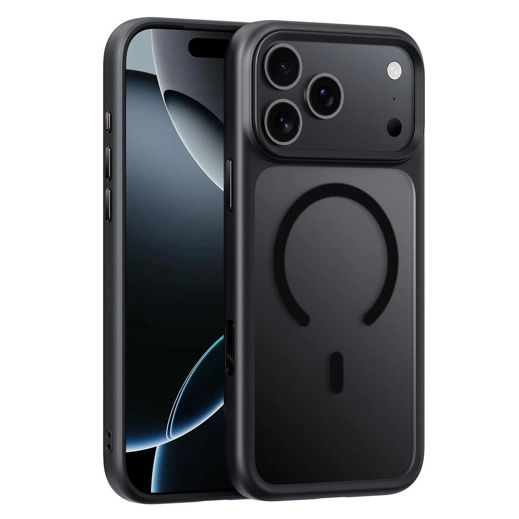 High quality Matte Magnetic Magsafe Phone Case For iphone 17 Pro Max 17 Air 17 Pro With AI Camera Button Anti-Fingerprint Cover