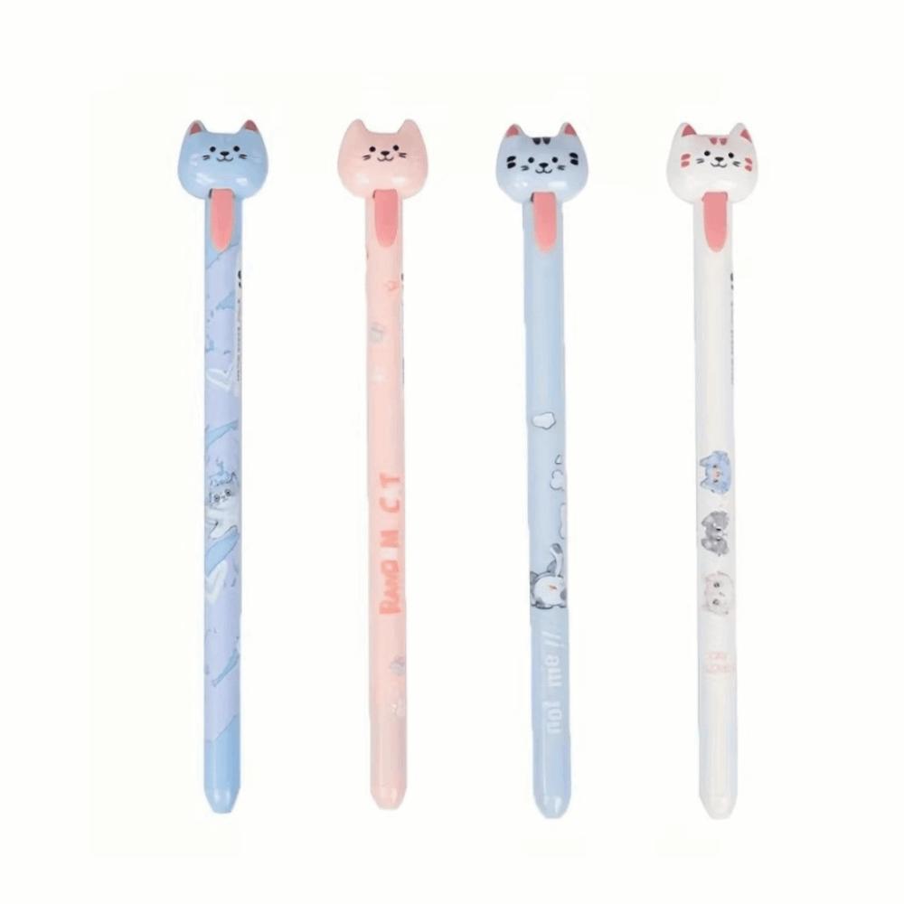 Quick-Drying Writing Pens Cat and Dog Stationery Pens Fun Writing Gel Pens  Study Writing