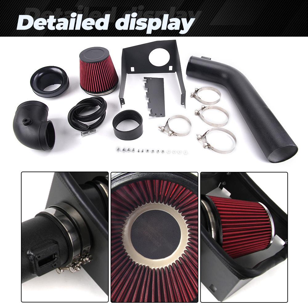 Ford Cold Air Intake Kit with Air Filter - Car Modification Accessory