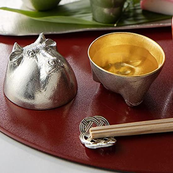 Nousaku Zodiac Cup Gold Leaf Ox 60cc 610093 - - Approx. [Tin]