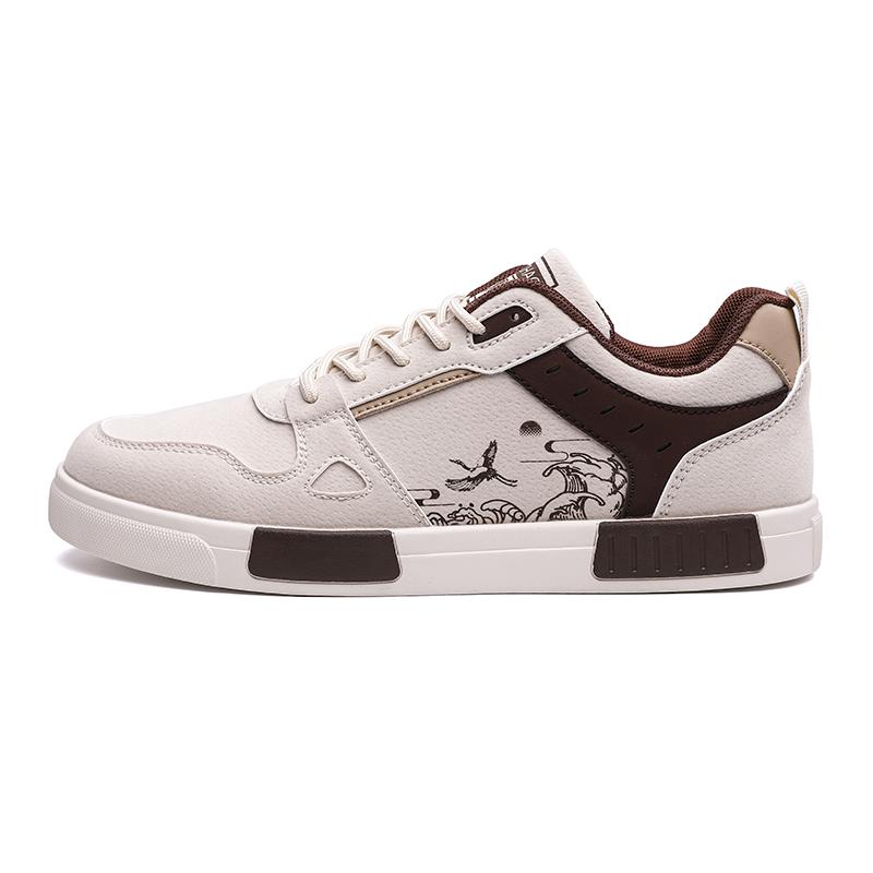 New Trendy Four Season Fit Plus Size Board Men Shoes Plus Size Trendy and Fashionable Commuting Shoes Work  Simple Color Shoes