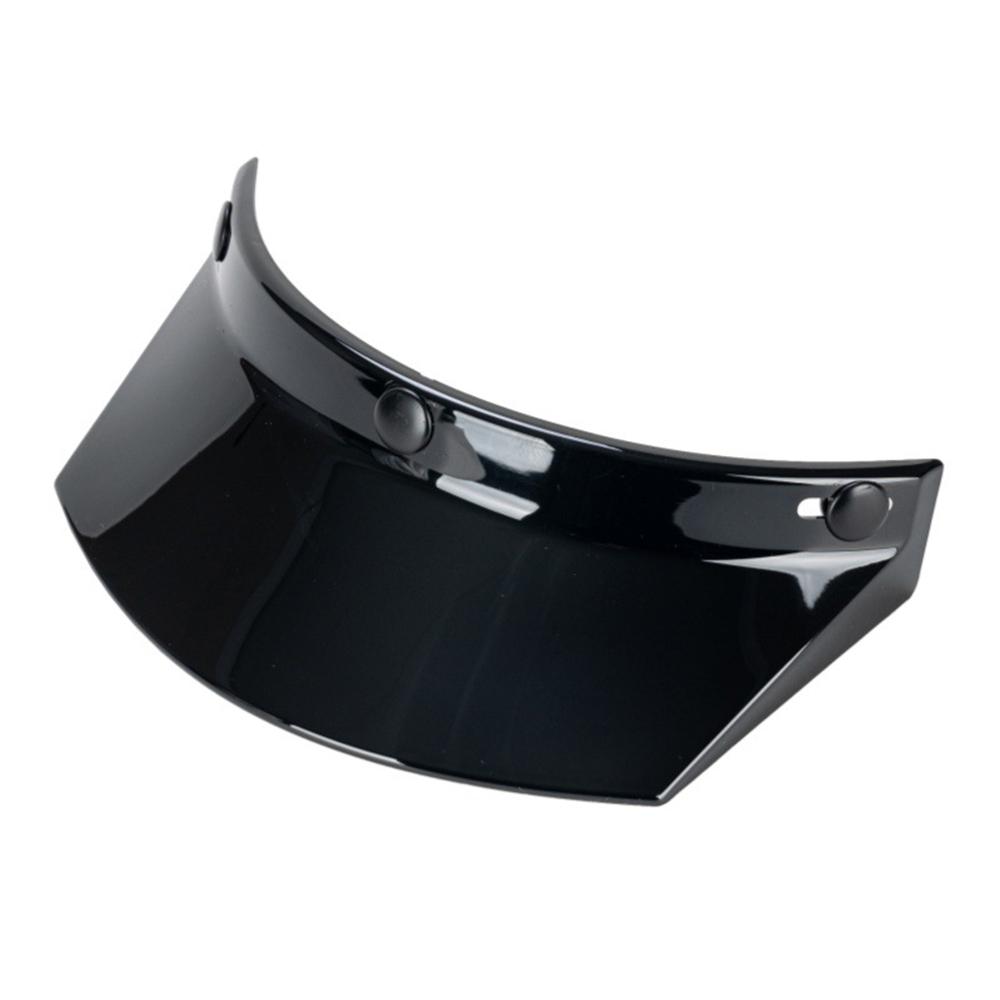 Motorcycle Helmet Visor Shield – 3 Snap Button Flip Up Wind Protector