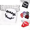 Unisex Acrylic Beanie With Face Design Casual Outdoor Hat For Autumn Use