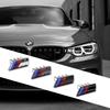 1Pcs 7.3cm 9cm M Logo 3D ABS Car Styling Front Grille Badge Emblem Accessory For BMW Performance E36 E60 E90 X2 X1 X3 X5 E46 M3