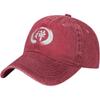 Zen Enso Circle Graphic Washed Cotton Baseball Cap Adjustable Outdoor Golf Hat