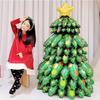 Großer 3D Stehender Weihnachtsbaum Folienballon Mit LED-Lichtern Neujahrsparty Dekoration Zubehör Haus Xmas Deko Po Requisiten