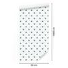 Hearts Wallpaper White, Turquoise and Light Gray 50x1000