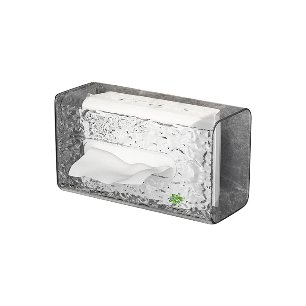 Wall-mounted Tissue Box Napkin Box Light Luxury Style Face Towel Storage Box