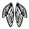 10pcs Butterfly Wing Charms Pendants Multicolor Painted Metal Charms Diy Necklace Bracelets Women Hollow Jewelry 5cm X 2.1cm