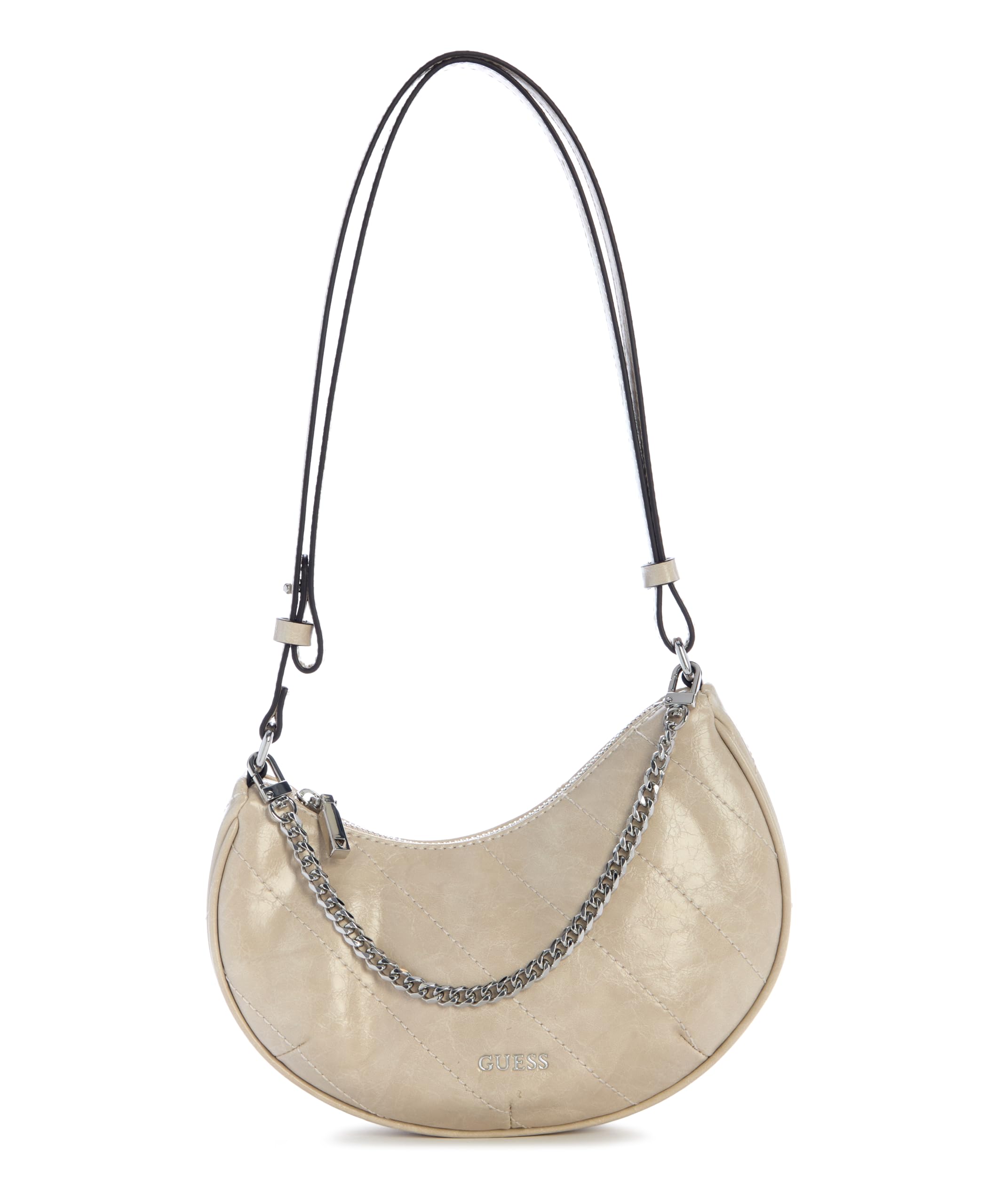 

AMYS CONVERTIBLE CROSSBODY shoulder bag for [GUESS] women, ivory.