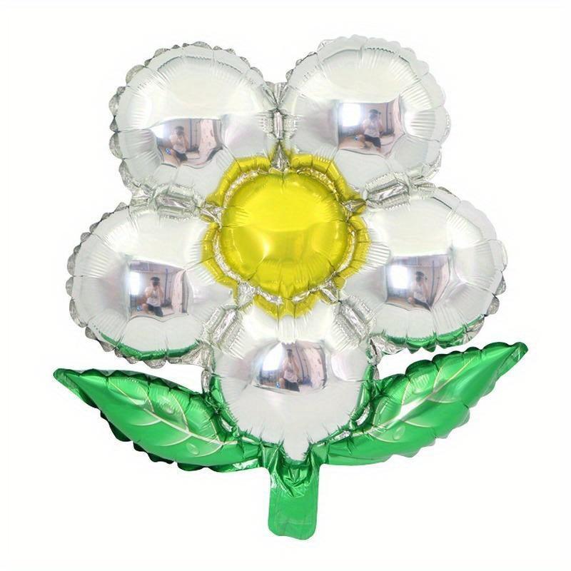 10Pcs 18Inch Flower Foil Balloons Leaf Flower Baloon Birthday Party Wedding Decorations Party Suplies