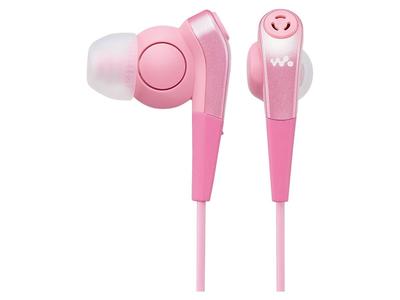 Sony MDR-NWNC33 Noise-Canceling In-Ear Earphones for Walkman, Light Pink