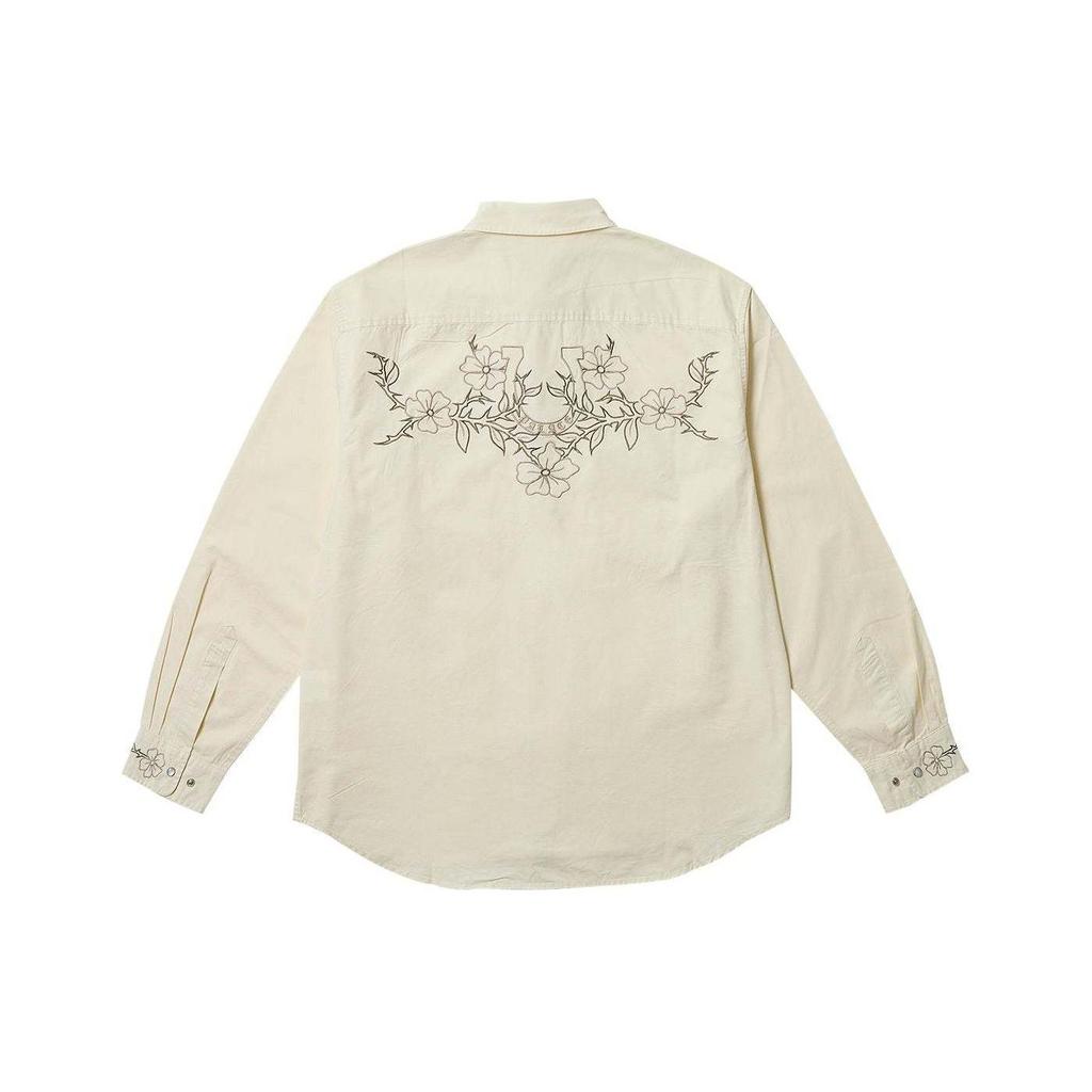 Palace Flexus Shirt Soft White Unisex Tops P26SHT009