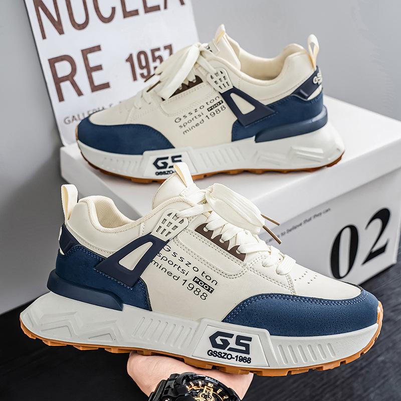 Neue Herren-Casual-Mode-Trend-Board-Schuhe rutschfest und verschleißfest Koreanische Version vielseitige Casual-Board-Schuhe Herrenschuhe
