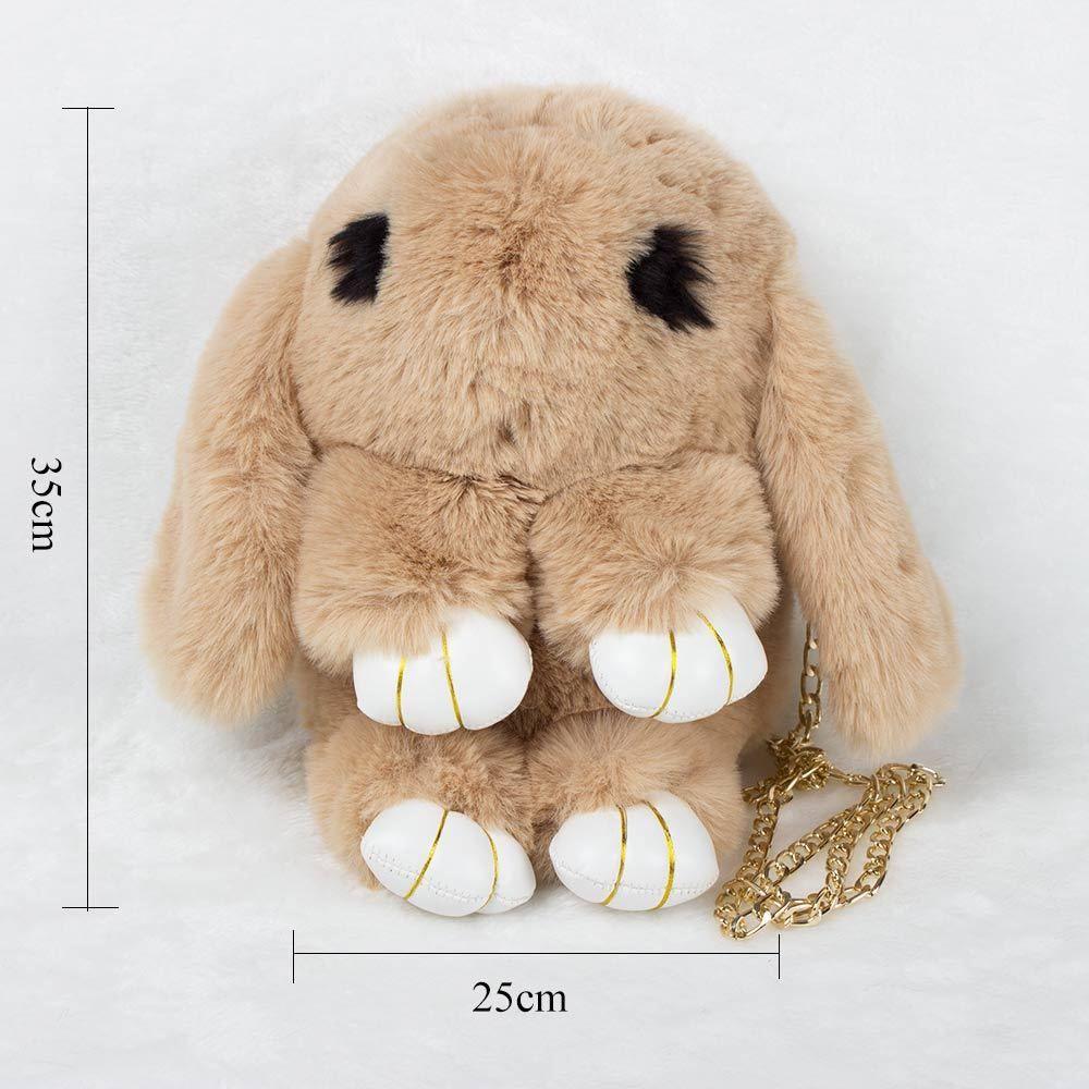 Adorable Rabbit Purse Tote Bunny Backpack Shoulder Bag For Daily Adventures