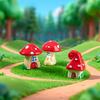 3 PCS Micro Landscape DIY Mushroom Decoration Set