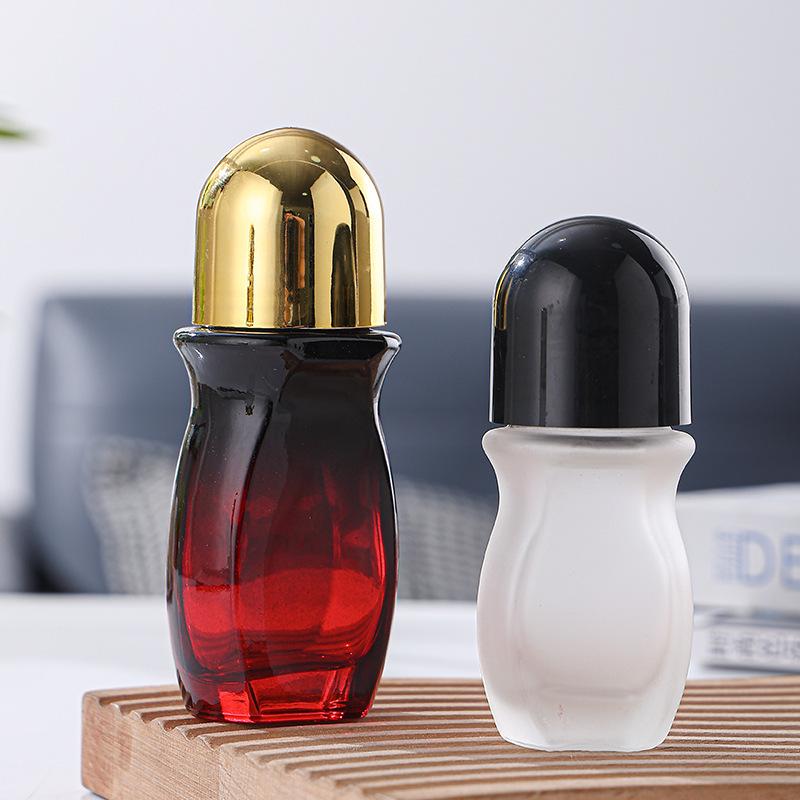 50ml Frosted Glass Rollerball Bottle for Essential Oils and Serums