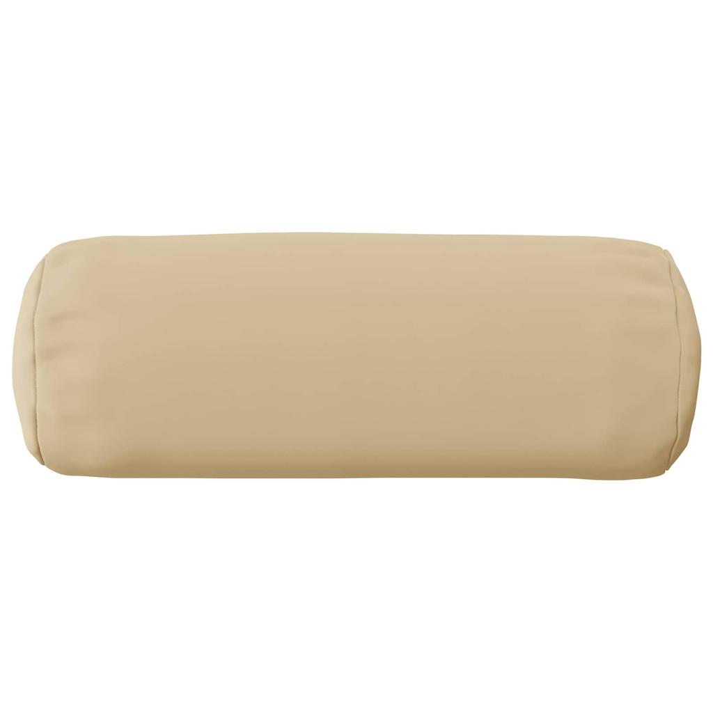 Cushion Cover 2 pcs HEERLEN Beige Ø 15 x 40 cm Polyester