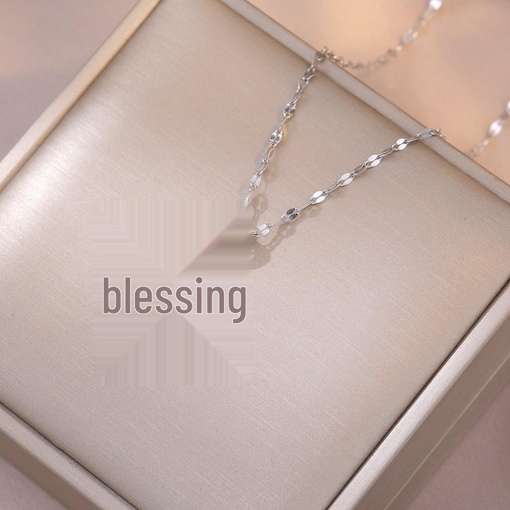 Women's Butterfly Zirconia Clavicle Necklace: Elegant, Fashionable, Titanium Steel Jewelry
