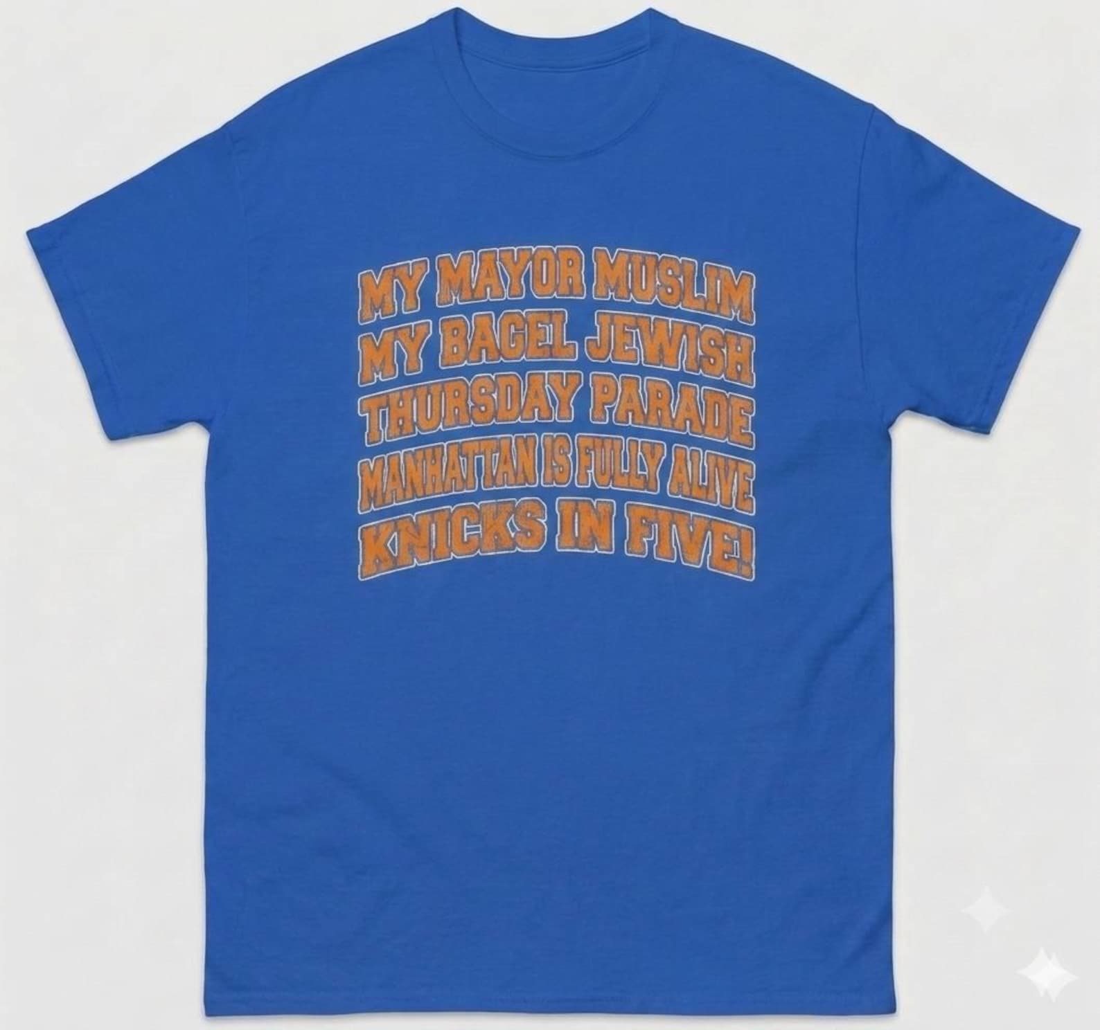 My Mayor Muslim, My Bagel Jewish, My Christian Fashion, Team In Four Funny Shirt M