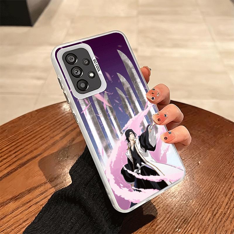 Bleach Kuchiki Byakuya Soft Phone Case for Samsung A17 A16 A15 A14 A13 A57 A56 A55 A54 A53 A37 A36 A35 A34 A33 A26 A25 A24 A23 A