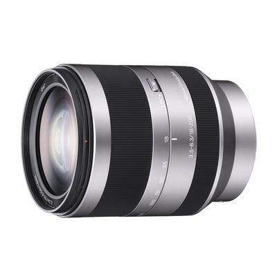 Sony Obiektyw zmiennoogniskowy o dużym powiększeniu E 18-200 mm F3.5-6.3 OSS do mocowania Sony E APS-C, ekskluzywny SEL18200
