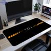 Weltraum Sonnenfinsternis Mond Sonne Mond Mauspads Schreibtischunterlage Groß Rutschfest Ausfranssicher Tastatur Ergonomisch Büro Gummi PC Zuhause Benutzerdefiniert
