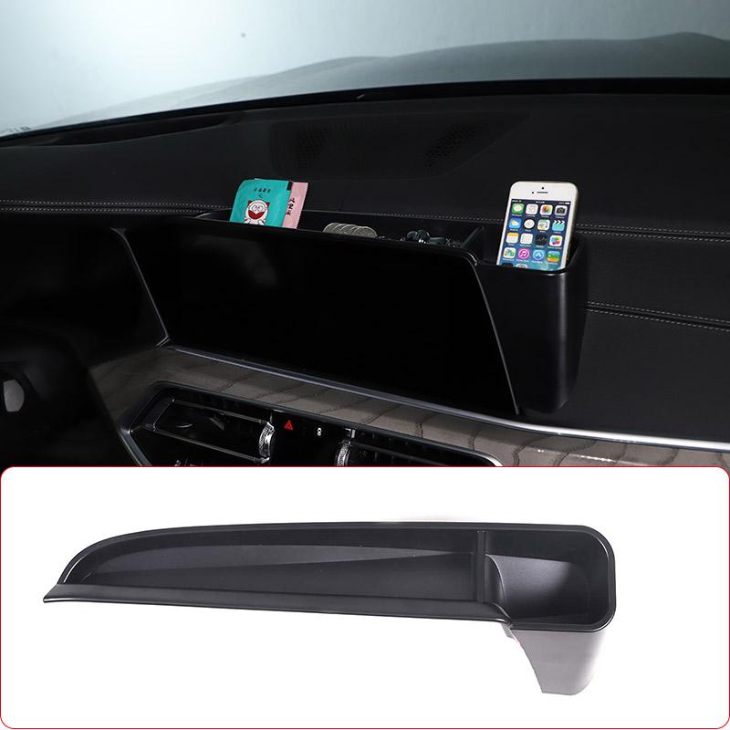 Dla BMW X5 X6 X7 G05 G06 G07 2019-2026 Samochodowy Centralny Ekran Nawigacji Sterowania Tylny Schowek Tacka na Telefon Komórkowy Akcesoria Samochodowe