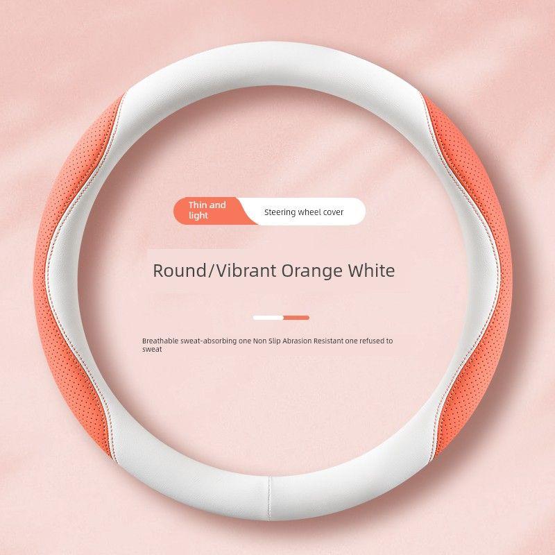 Haval Car Steering Wheel Cover H6 H2 H5 H7L H4 M6 Special Handle Cover for All Seasons, Non-Slip, Sweat-Absorbent, for Women