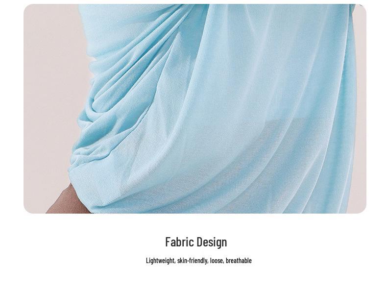 Oboustranný dámský gázový top na tanec a cvičení jógy