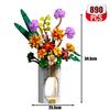 Kreative Rose Orchidee Ewige Blume Topf Pflanzung Bausteine Sonnenblume Lotus Romantische Blumen Steine Spielzeug Valentinstag Geschenk