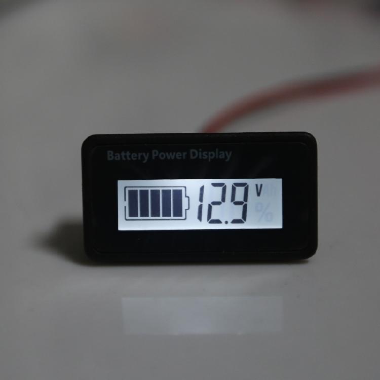 Battery Monitor Digital Battery Capacity Voltmeter Tester Percentage Level Volt