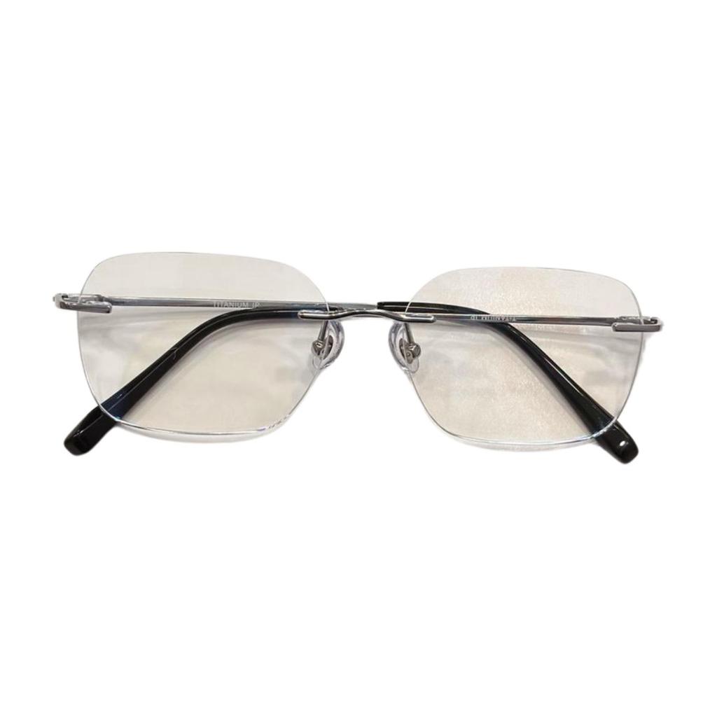 Ultra-Light Frameless Glasses with Anti-Blue Light Lenses