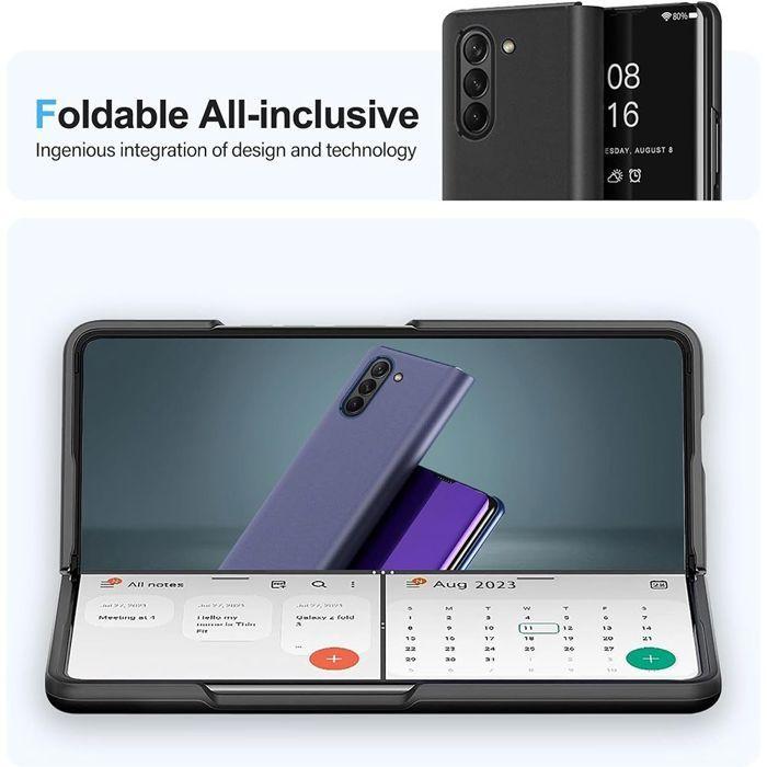 Coque Protection - BOOLING - Compatible Samsung Z Fold 5 - Anti-Rayures Bumper - Noir