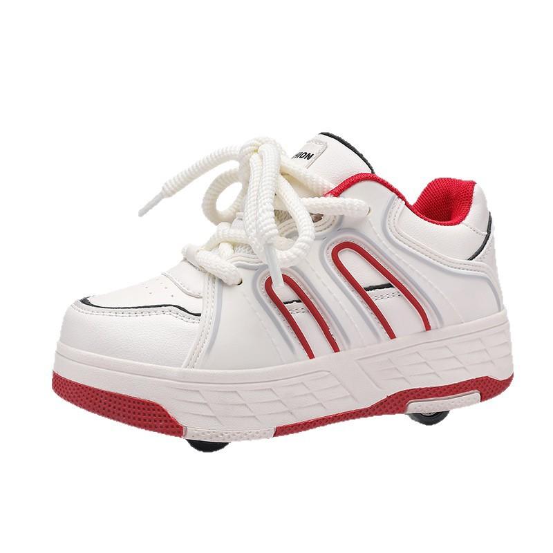 Vierräder Herren Damen Kinder Erwachsene Rollschuhe Studenten Sport Schnürsenkel Räder Schuhe Skates Kindermodelle