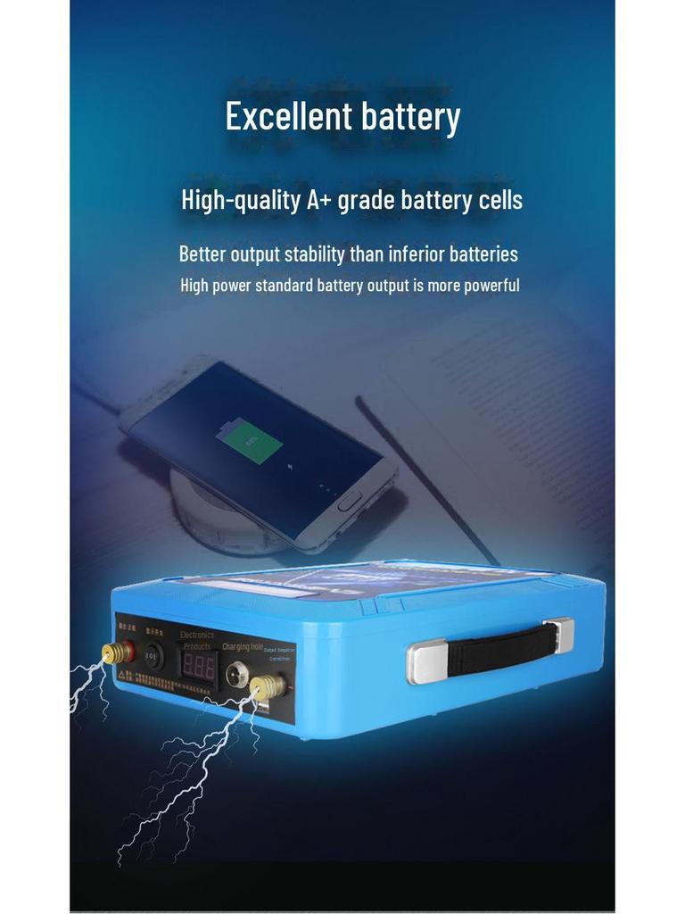 12V 100A Polymer Lithium Battery - High Capacity, Ultra-Light, Outdoor Mobile Power Solution