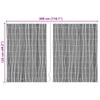 Natural Bamboo Fence 400 X 125 Cm Bamboo