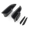 2Pcs Car Front Door Handle  Storage Box Tray Bin Kit For Cadillac ATS 2015-2018