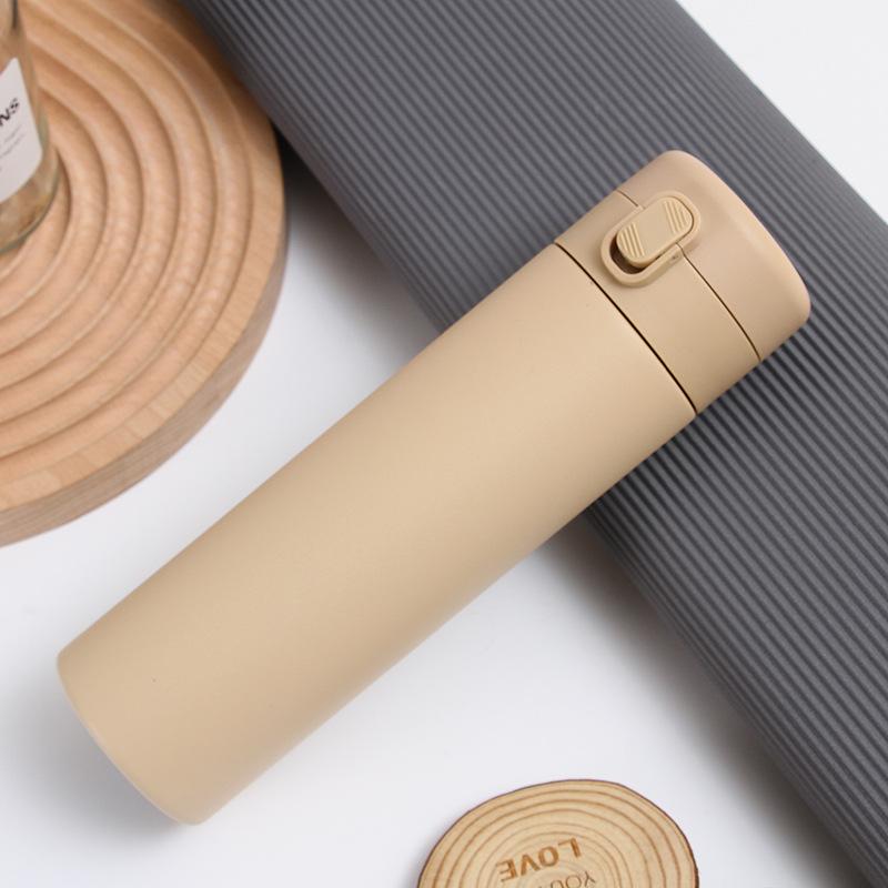 New 111 Stainless Steel Thermos Cup, Spray Plastic Bouncing Men and Women Business High-end Gift Water Cup